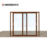 Warren 72 x 96 Sliding Patio Door American Modern Design Entry Sliding Patio Doors Double Glazed Aluminum Door